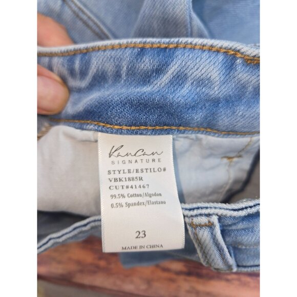 KanCan Signature High Rise Extreme Flare Jeans 23 x 33 Blue Stretch Denim - Picture 5 of 9